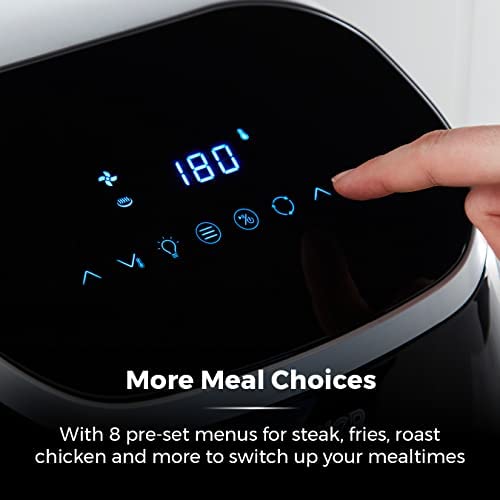 Tower Xpress Pro T17039 Vortx 5-in-1 Digital Air Fryer Oven with Rapid Air Circulation, 60-Minute Timer, 11 L, 2000 W, Black - Image 9