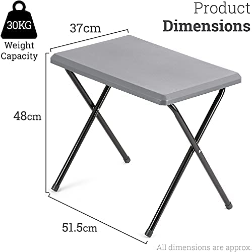 Trail Small Folding Camping Table, Lightweight Compact Portable, Non-Slip Surface, Outdoor Picnic, Barbecue, Beach, Garden, Caravan - Image 6