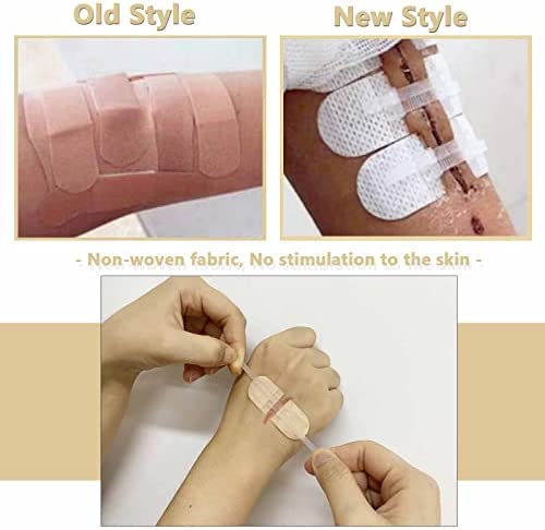 Emergency Wound Closures Band-Aid Adhesive Bandages, Zip Stitch Stickers for Camping, Survival & Household Gear, 3 Pcs (45*10mm, Skin) - Image 3