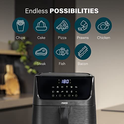 Princess Air Fryer, Digital, 6.5 L, 12 Preset, Settings, 1800 W, Accessories Included - Image 6