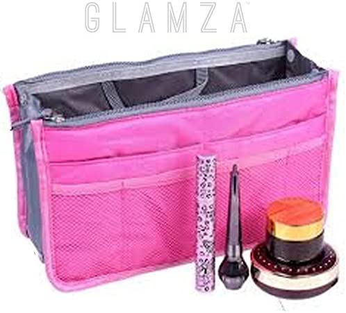 Glamza Multi Pocket Travel Bag Spacious Cosmetic Camping Toiletry Organiser Wash Bag Makeup Storage Black - Image 6