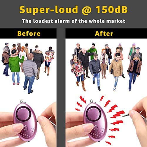 Personal Alarm | Pack of 3 | Super-Loud! @ 150dB | Police Approved | Super-Long Battery Life - Image 4