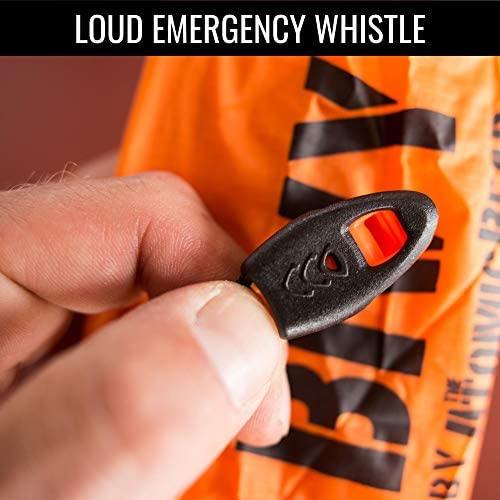 Emergency Sleeping Bags for Survival - Lightweight and Compact Bivy Sack for Sleeping Bag or Emergency Blankets for Survival - Emergency Bivy Bag for Winter Survival Kit or Survival Bag - Image 6