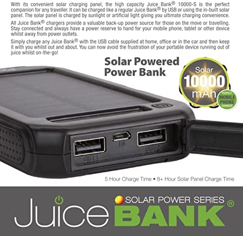 VFM - Solar Power Bank with 10,000mAh Rechargeable Battery - Image 6