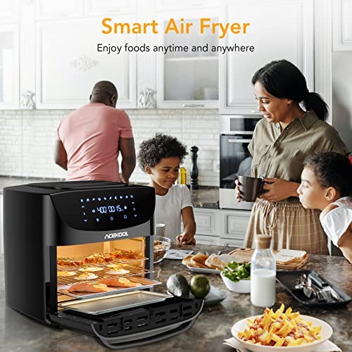 Air Fryer Oven Digital Acekool FT1 18L Large Oil Free Touch Screen 1800W Dishwasher Safe Rapid Air Circulation Bpa Free Accessories - Image 7