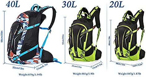 Aeike 20L/30L Cycling Backpack Waterproof Bicycle Bike Riding Travel Camping Hiking Backpack Outdoor Daypack with Rain Cover and Helmet Cover - Image 9