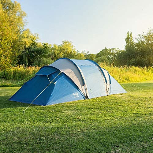 Trail Hartland 4 Man 2 Room Tent With Living Area, 3000mm Waterproof, Dark Zone Bedroom Technology, Family Camping - Image 8