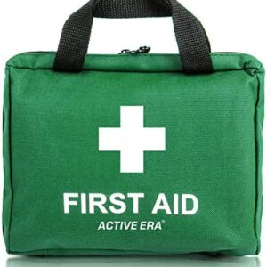 90 Piece Premium First Aid Kit Bag - Includes Eyewash, 2 x Cold (Ice) Packs and Emergency Blanket for Home, Office, Car, Caravan, Workplace, Travel