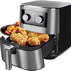 Air Fryer Oven, Uten 5.5L Air Fryers Home Use 1700W with Rapid Air Technology for Healthy Oil Free & Low Fat Cooking , Baking and Grilling with Recipe