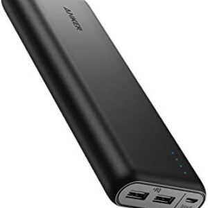Anker PowerCore 20100 - 20000mAh Ultra High Capacity Power Bank with Powerful 4.8A Output, PowerIQ Technology for iPhone 7/6s/SE, iPad and Samsung Galaxy S8/S7 and More (Black)