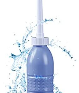 Caffney Bottle for Postpartum Care Portable Travel Bidet Bottle Handheld Camping Bidet with Storage Bag 650ml Large Capacity P e r i Bottle Reusable Durable Personal Bidet Sprayer for Women Men Baby