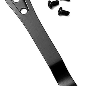 DIYARTS Pocket Clip, Portable Deep Carry Pocket Clip Waist Clip Back Clip for Folding Knives Outdoor Camping Climbing