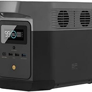 EF EcoFlow DELTA mini 882Wh Portable Power Station, Power up to 9 Appliances With Huge 1400W AC Output, Fast Charging, Solar Generator Made for Outdoor Power, Ideal for Camping or Travel