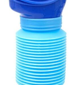 Emergency Urinal,Portable Mini Outdoor Camping Travel Shrinkable Personal Mobile Toilet Potty Pee Bottle for Kids Adult (750 ML)