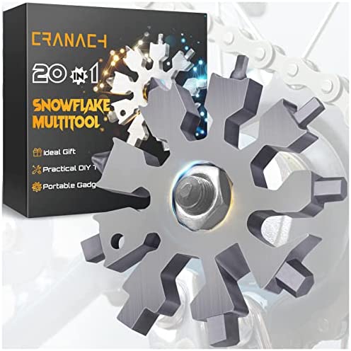 Mens Gifts for Christmas Dad Presents - Snowflake Multi Tools DIY Gifts for Men Gadgets 2022 Mens Xmas Small Gifts for Advent Calendar Secret Santa Gifts Christmas Stocking Fillers for Men Him Husband