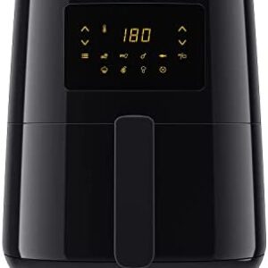 Philips Essential Air Fryer - 4.1 L, 0.8Kg, 1400 watt, Recipes (NutriU App), 7 cook presets, Rapid Air Technology, Digital display (HD9252/91)