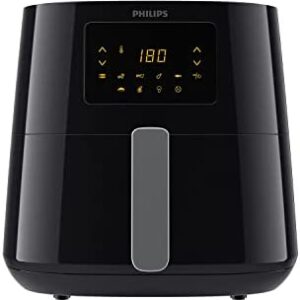 Philips Essential Airfryer with Rapid Air Technology, 1.2Kg, 6.2L, 2000 Watt, 5 portions, Black, HD9270/91