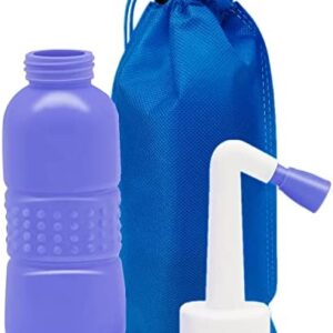 Portable Bidet Spray Handheld,Personal Bidet Sprayer for Kids Ass Washing,Personal Hygiene Bathroom Aid Pregnant Women Cleansing, Postpartum Clean ，with 450ML Water Capacity and Angled Nozzle