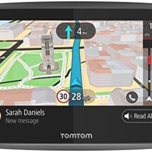 TomTom Car Sat Nav GO 620, 6 Inch with Handsfree Calling, Siri, Google Now, Updates via WiFi, Lifetime Traffic via Smartphone and World Maps, Smartphone Messages, Capacitive Screen