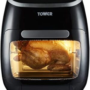 Tower Xpress Pro T17039 Vortx 5-in-1 Digital Air Fryer Oven with Rapid Air Circulation, 60-Minute Timer, 11 L, 2000 W, Black