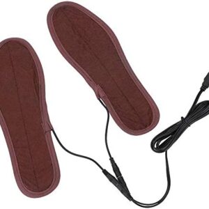 Zerodis USB Electric Heated Shoe Insoles Comfortable Feet Warmer Temperature Controller Foot Warmers for Men and Women