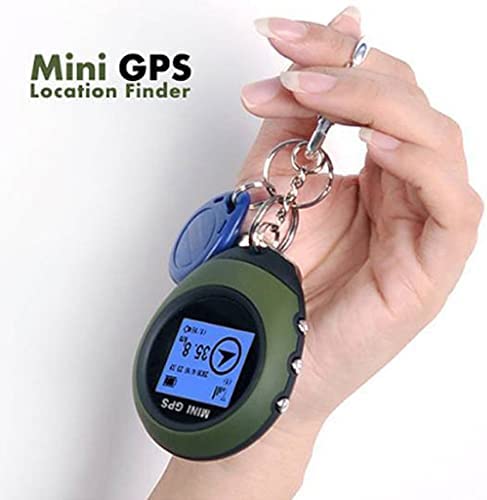 YWSZJ Mini GPS Tracker Locator Finder Navigation Receiver Handheld USB Rechargeable with Electronic Compass for Outdoor Travel - Image 2