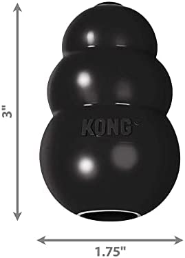 KONG - Extreme Dog Toy - Toughest Natural Rubber, Black - Fun to Chew, Chase and Fetch - For Small Dogs - Image 8