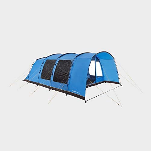 HI-GEAR Hampton 6 Nightfall Family Tent with Nightfall Darkened Technology Bedrooms, 6 Man Tent, Tunnel Tent, Festival Tent, Camping Tent, Camping Equipment - Image 2