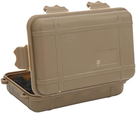 Uxsiya Wild Survival Storage Box, Portable Multipurpose Dustproof Camping Survival Kits for Camping(Brown) - Image 3