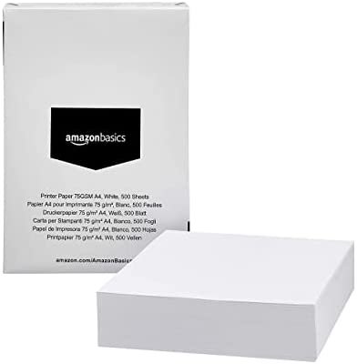 Amazon Basics Multi-purpose Copy Printer Paper, A4 75gsm, 5 Reams (2,500 Sheets), White - Image 4