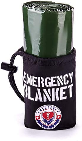 Emergency Blanket Survival Kit - 4 Mylar Reflective Thermal Blankets, Compass, Emergency Whistle - Perfect Addition to First Aid Supplies, Bug Out Survival Gear and Emergency Preparedness Items - Image 8
