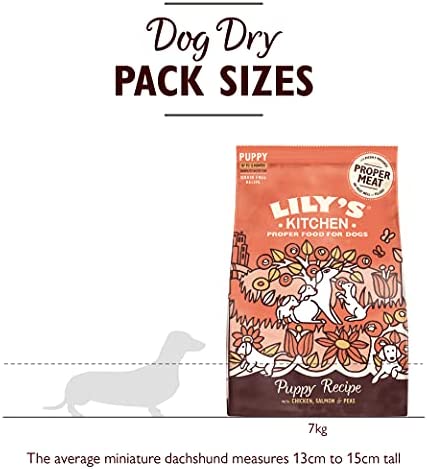 Lily's Kitchen Puppy Recipe Chicken, Salmon and Peas Complete Dry Dog Food (7 kg) - Image 6