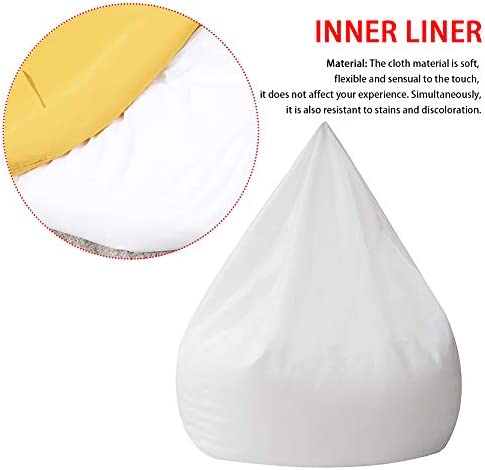 MOVKZACV Bean Bag Inner Liner No Filler Lazy Sofa Living Room Zipper Closure For Bean Bag Home Solid Inner Liner Lounger - Image 8