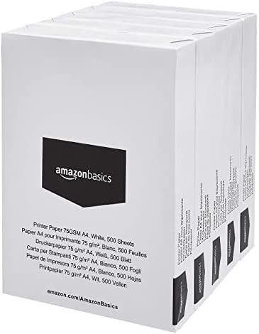Amazon Basics Multi-purpose Copy Printer Paper, A4 75gsm, 5 Reams (2,500 Sheets), White - Image 6