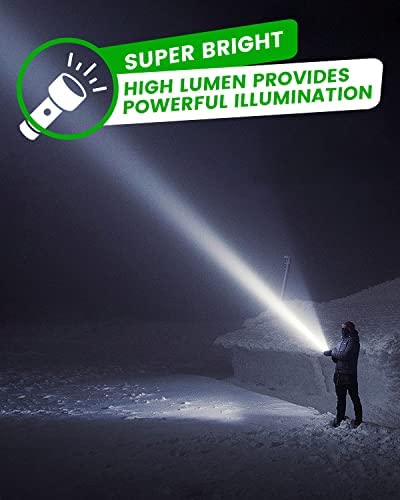 Maxesla 10000LM Torches LED Super Bright Rechargeable, Torches Battery Powered XHP70.2 with COB Side Light, IPX5 Waterproof and 7 Modes Zoomable, Gift for Men Dad Xmas Gift (with 3000mAh Battery) - Image 7