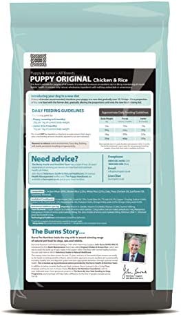 Burns Pet Nutrition Hypoallergenic Complete Dry Dog Food Puppy Original Chicken and Rice 2 kg - Image 2