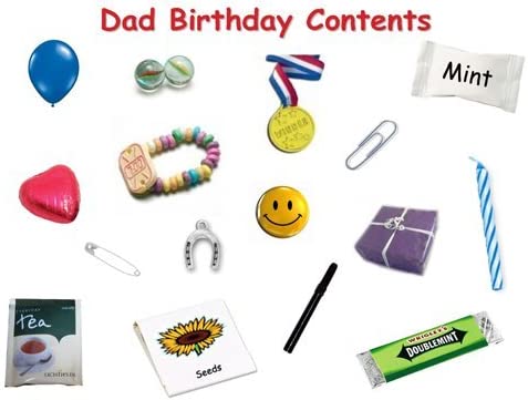 Dad Birthday Survival Kit In A Can. Novelty Fun Gift - Humorous Dad, Daddy, Father, Pops Present & Card All In One. Customise Your Can Colour. (Blue/Navy) - Image 2
