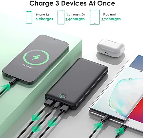 QTshine Power Bank, 22.5W Fast Charging 20000mAh Portable Charger, PD 3.0 QC 4.0(USB C Input & Output)External Battery Pack Compatible with iPhone 13/12 /11Series, Samsung Huawei xiaomi iPad etc - Image 3