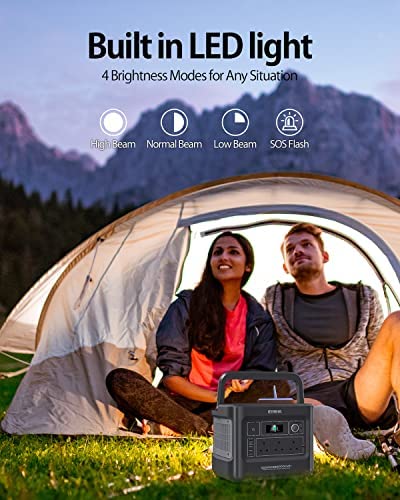 CERIHA Portable Power Station 1000W, 1000Wh Solar Electric Power Generator for UK, 100W USB-C In/Out, Large Power Bank LiFePO4 Battery Pack Backup for Home Use and Outdoor Camping, Trip, Fishing ect. - Image 5