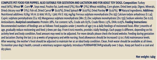 BETA Puppy Dry Dog Food Turkey And Lamb 14 kg - Image 6