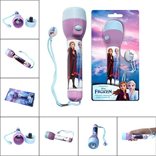 Frozen LED Big Torch, Kids Night Light Torches LED Super Bright for Xmas, Birthday and Thanksgiving Gifts– Plastic Flashlight Toy Gift for Kids 3+ Years Size-16cm - Image 3