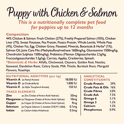Lily's Kitchen Puppy Recipe Chicken, Salmon and Peas Complete Dry Dog Food (7 kg) - Image 8