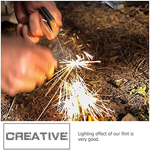 ABOOFAN Magnesium Block Fire Starter Flint Striker Fire Starter Magnesium Fire Starter Magnesium Flint Fire Starter Outdoor Fire Place Stone Outdoor Survival Tools - Image 8