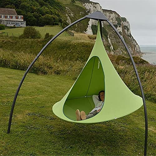Portable outdoor hammock mosquito net indoor Tent Tree Hanging Chair Children and Adult Indoor Outdoor Hammock Tent Patio Furniture Camping hanging chair camping swing (Color : Blue-100cm dia) - Image 6