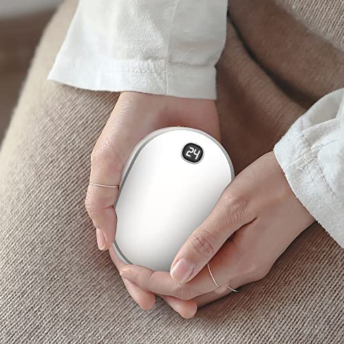 Hand Warmer, Rechargeable Electronic Pocket Heater with Heat Therapy, Portable 10000mAh USB Power Bank with 3 Modes, Great Gift for Men Women - Image 7