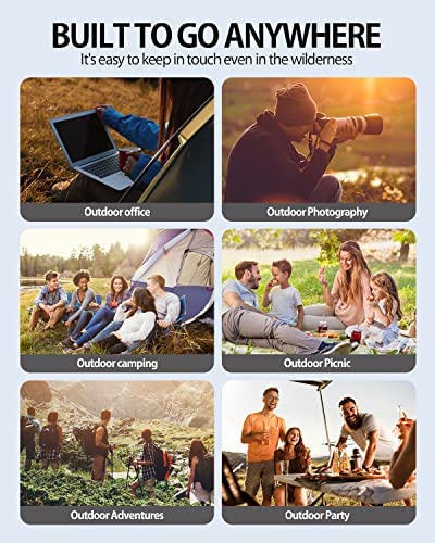 CERIHA Portable Power Station 1000W, 1000Wh Solar Electric Power Generator for UK, 100W USB-C In/Out, Large Power Bank LiFePO4 Battery Pack Backup for Home Use and Outdoor Camping, Trip, Fishing ect. - Image 6