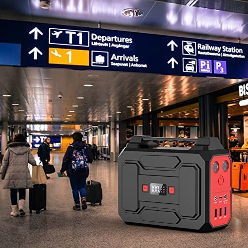 Powkey 99Wh/ 27000mAh Portable Power Station,100W Camping Power Pack,Solar Generator with AC/DC/USB/Type C Outlet for Outdoors Camping Travel Fishing Emergency Power Supply - Image 7