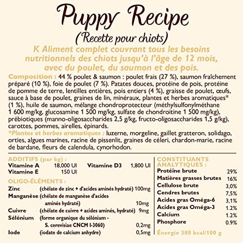 Lily's Kitchen Puppy Recipe Chicken, Salmon and Peas Complete Dry Dog Food (7 kg) - Image 2