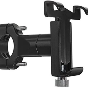 Alamor 4Inch - 6Inch Aluminum Phone Gps Handlebar Holder Mount For Motorcycle Bike - Black