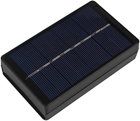 Alomejor Solar Panel Box 1W 4V Outdoor SunPower Solar Panel Battery Charger For AA/AAA Battery Black
